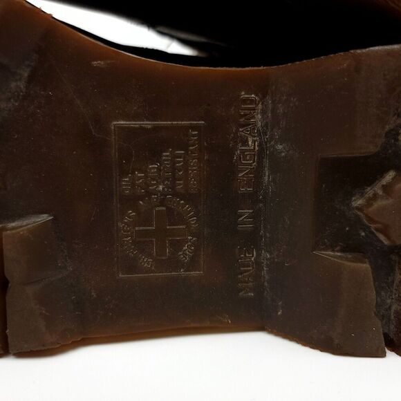 Dr. Martens 8280 Vintage Brown Leather Ankle Trail Hiking Boots Mens 9 Gorpcore - Picture 10 of 11